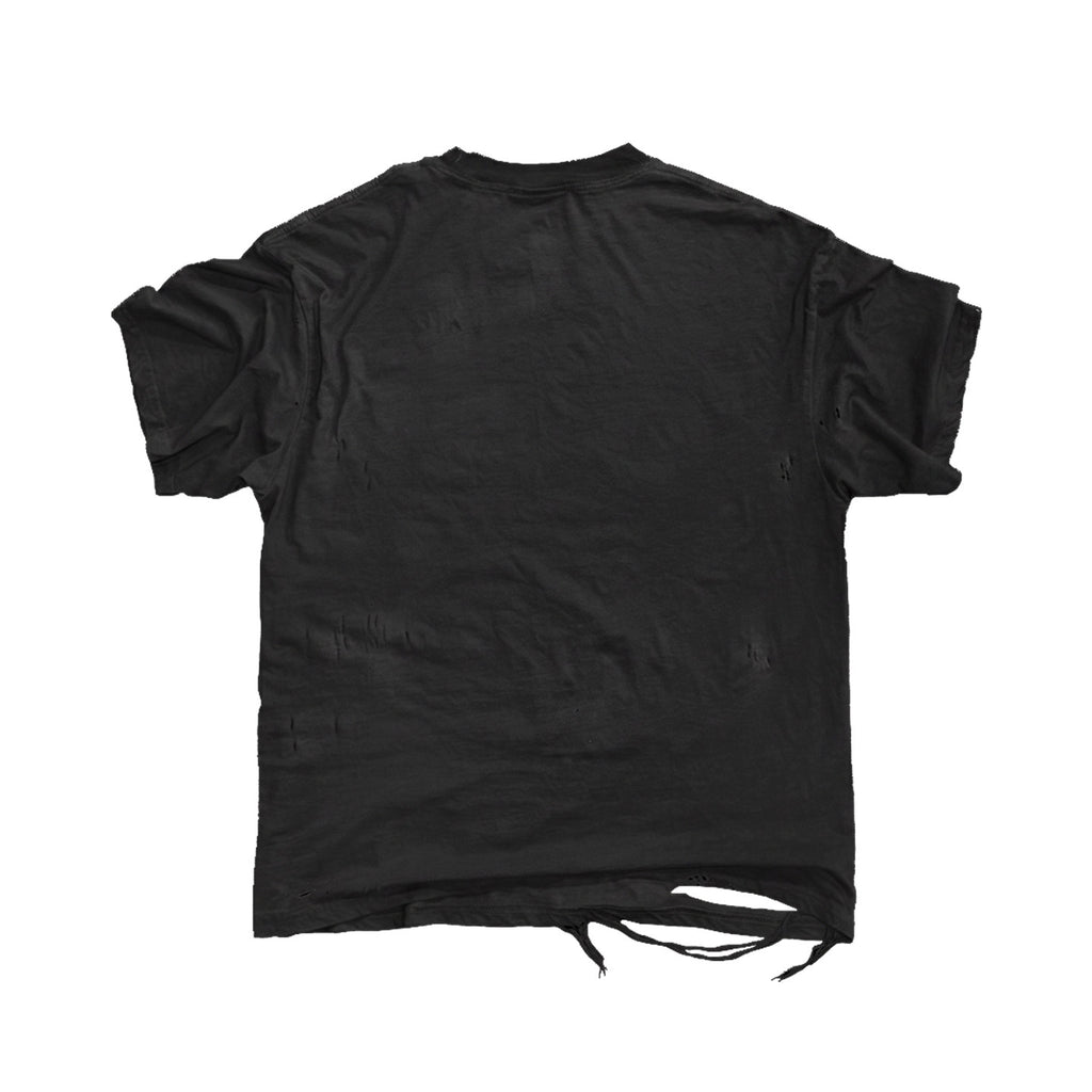 Edgy Vintage-Stil Kurzarm-Shirt
