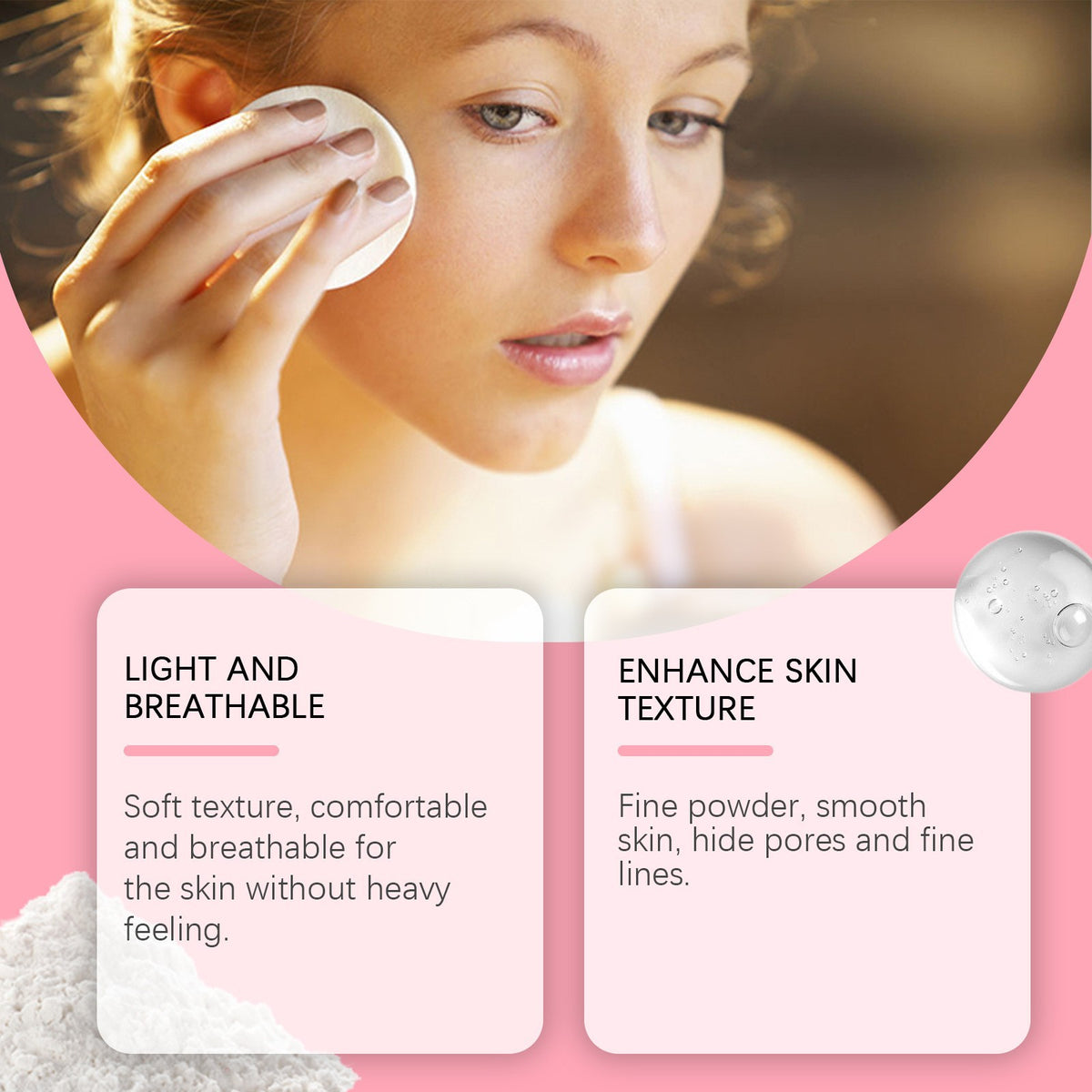 Fixierpuder mit Pinsel für natürliches Finish – Bild 6 | LuxeStyle