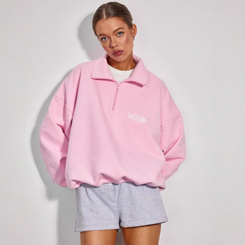Western-Stil Hoodie mit Letter-Print