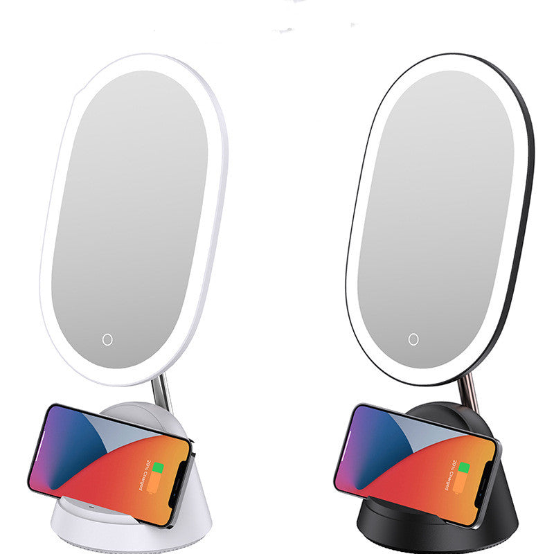 Multifunktionaler Make-up-Spiegel mit Tischlampe