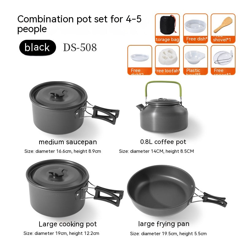 Picknick-Kochset für 4-5 Personen
