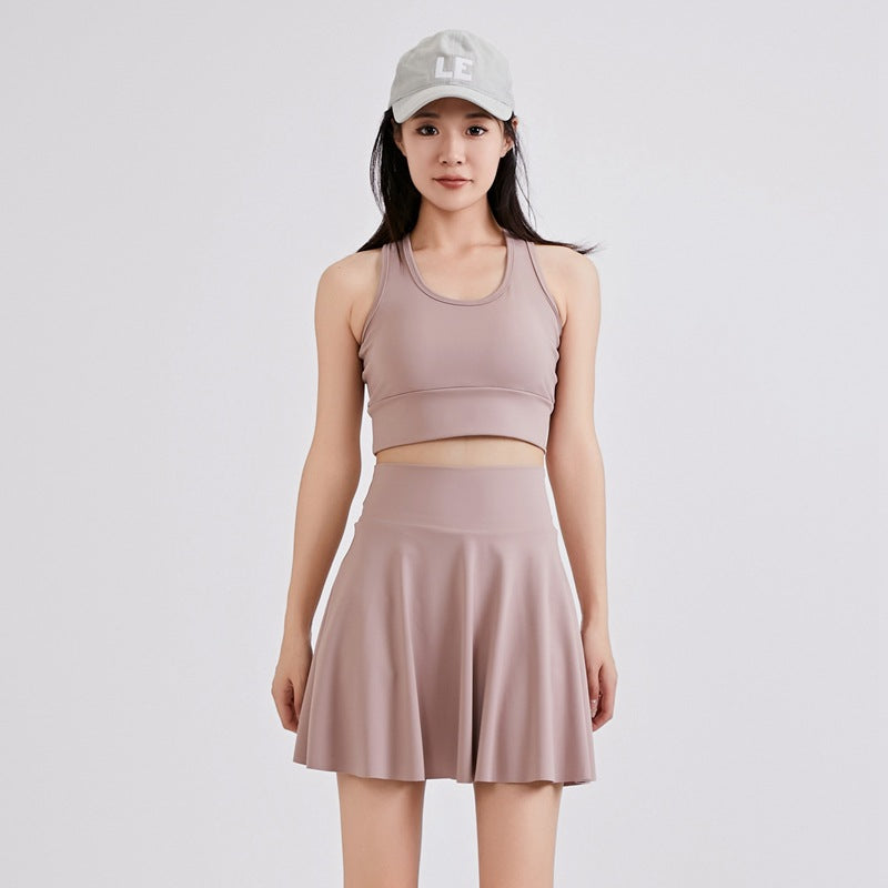 Vielseitiger High-Waist Yoga-Sportrock – Ansicht 4