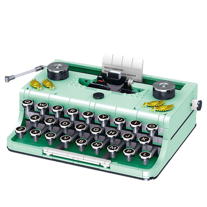 Retro Schreibmaschine Bausteine | LuxeStyle