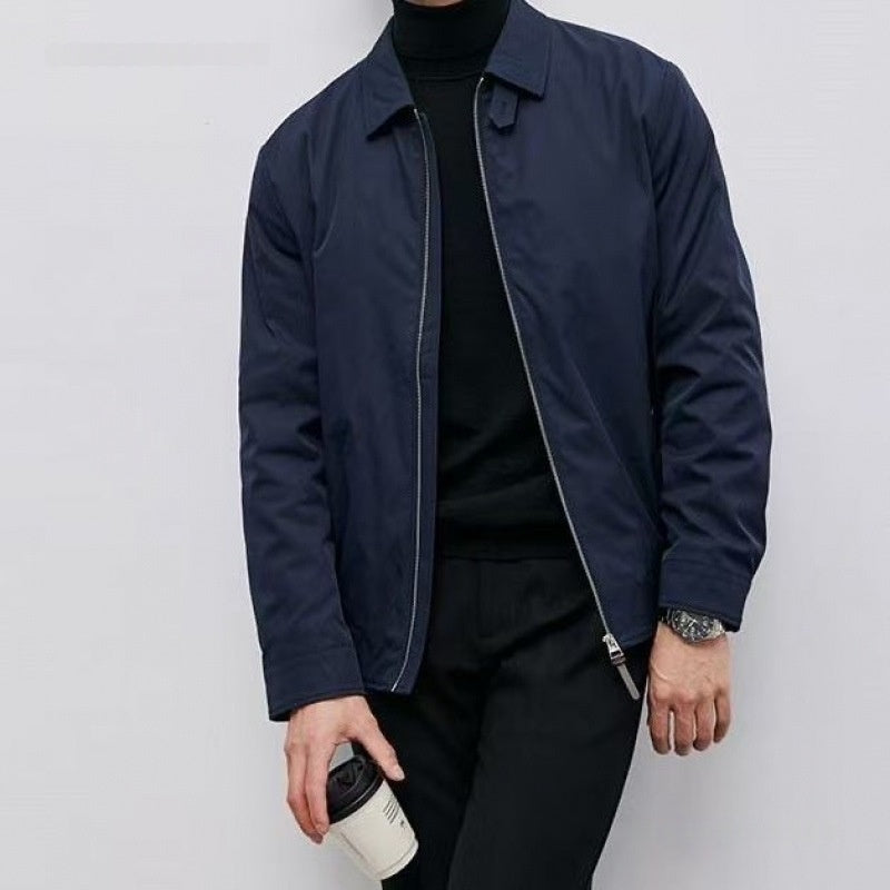 Retro Langarm-Jacke im British Style