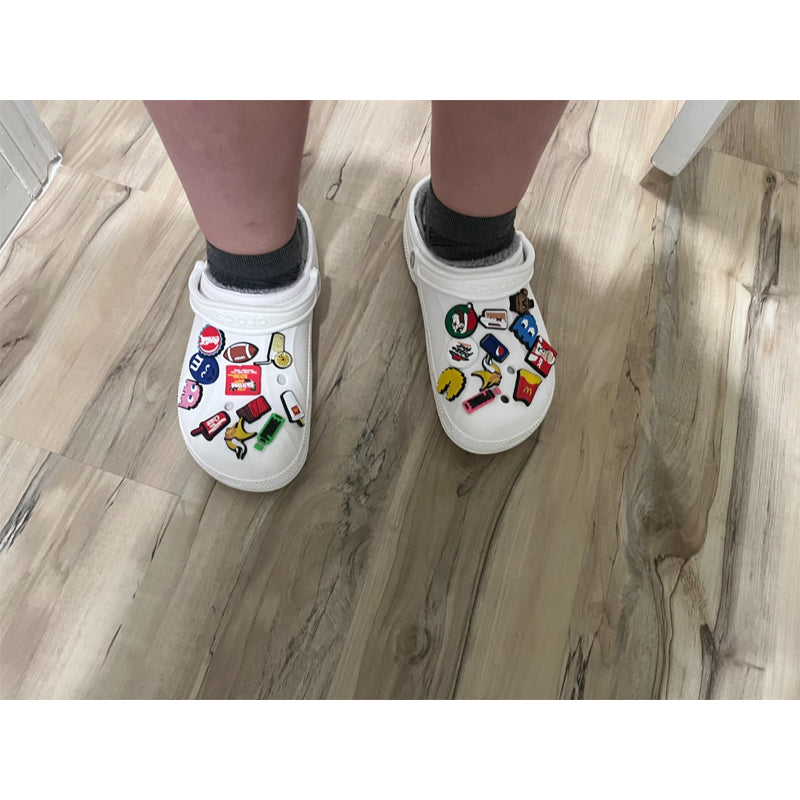 25er-Set zufällige PVC-Schuh-Charms