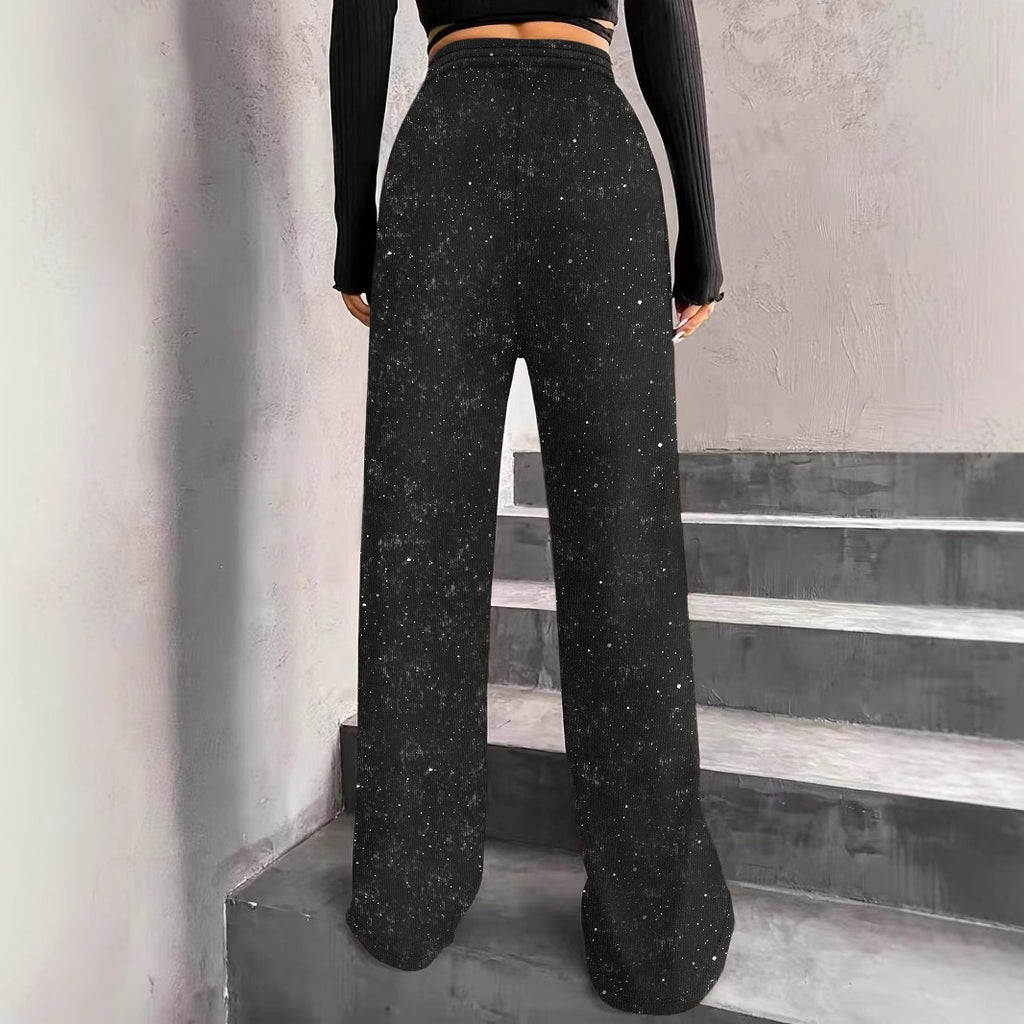 Glitzernde Studded Hose mit Strass-Applikationen
