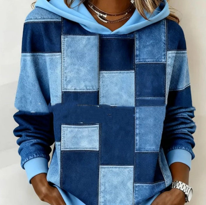 Damen Hoodie mit 3D Digital-Print