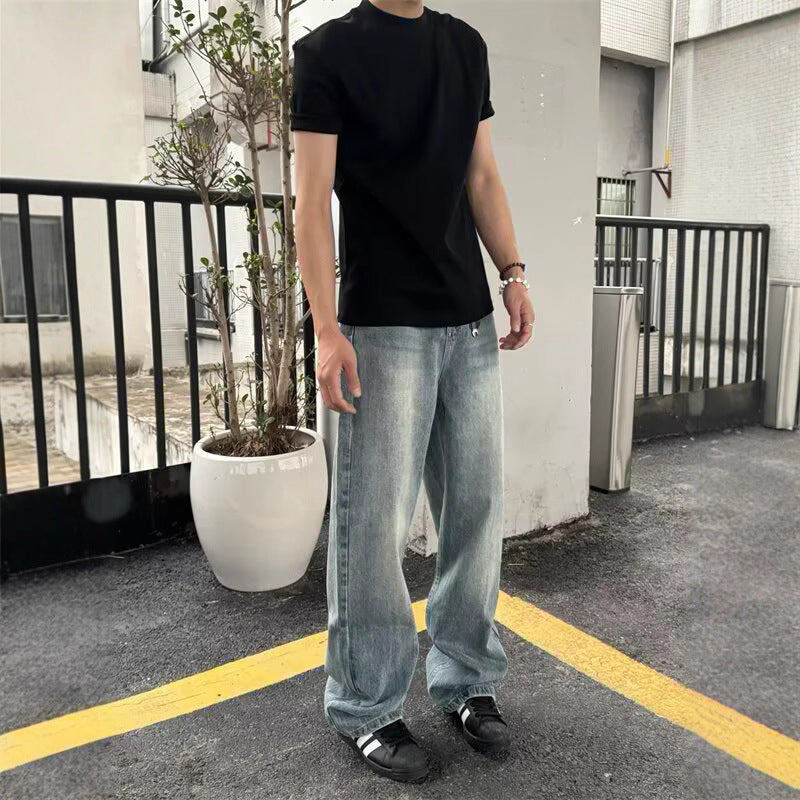 Herren Loose-Fit Hose mit Blitzmuster