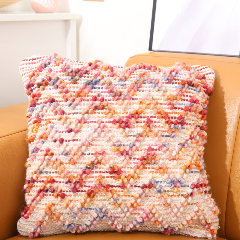 Marokkanisches Ethno-Kissen aus Wolle – Bild 2 | LuxeStyle