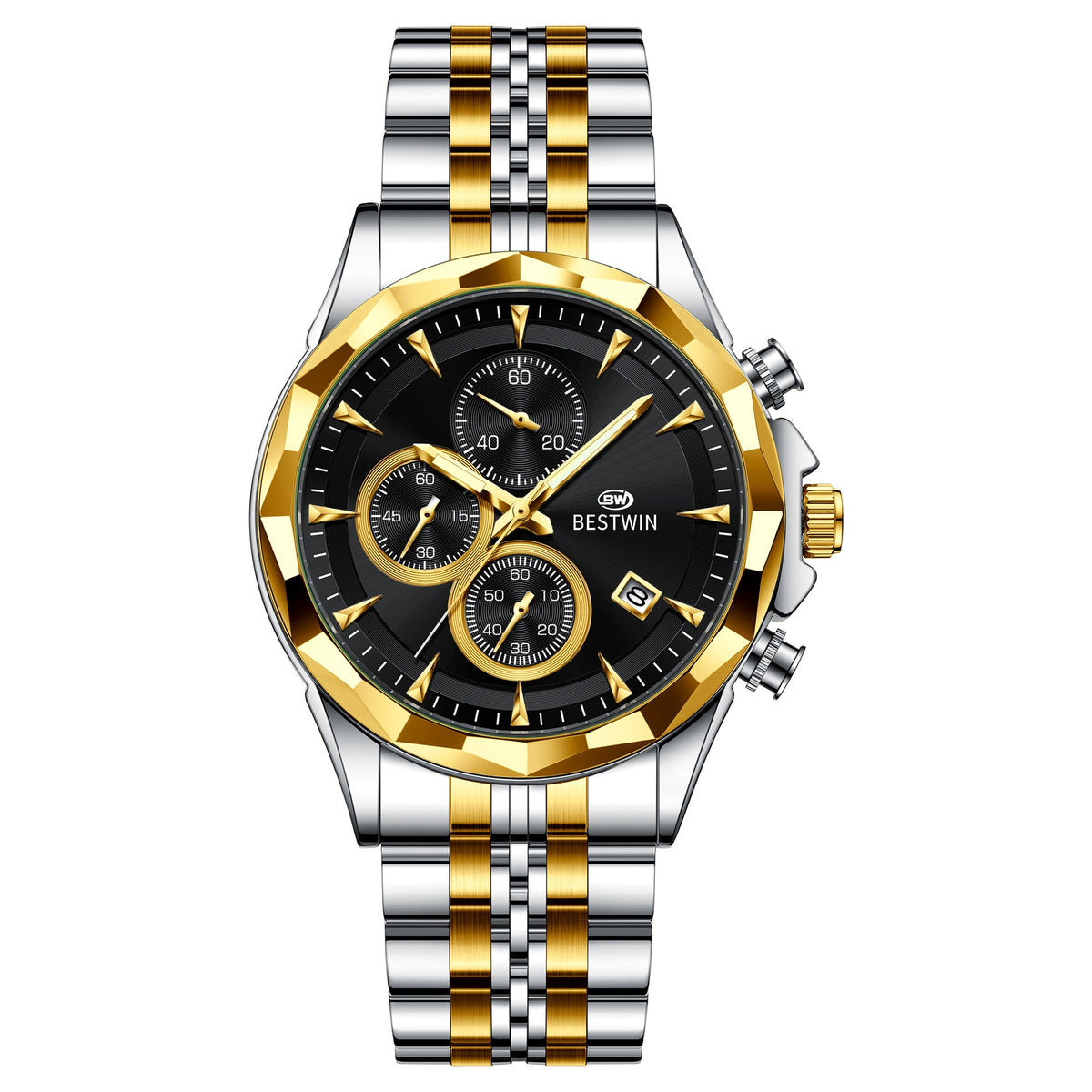 Personalisierte leuchtende Sechs-Hand-Uhr für Herren – Bild 19 | LuxeStyle