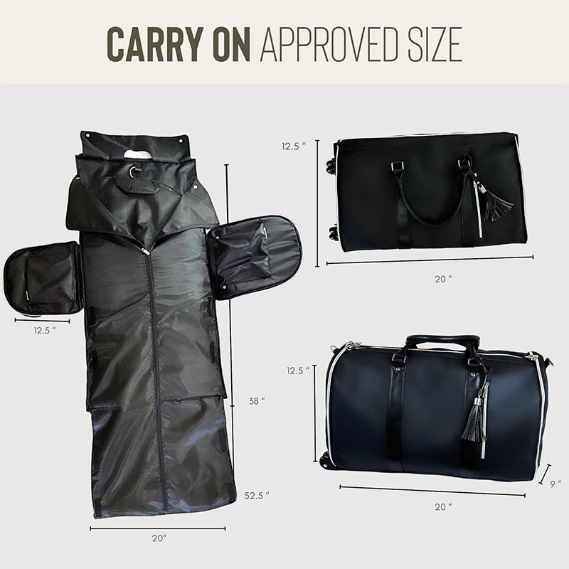 Multifunktionale 2-in-1 Reise- und Anzugtasche