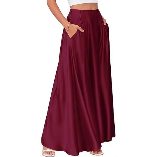 Elegantes A-Linien-Kleid mit Taschen