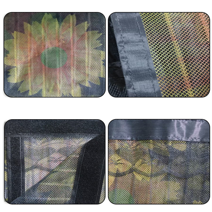 Magnetischer Türvorhang mit Sonnenblumen-Print
