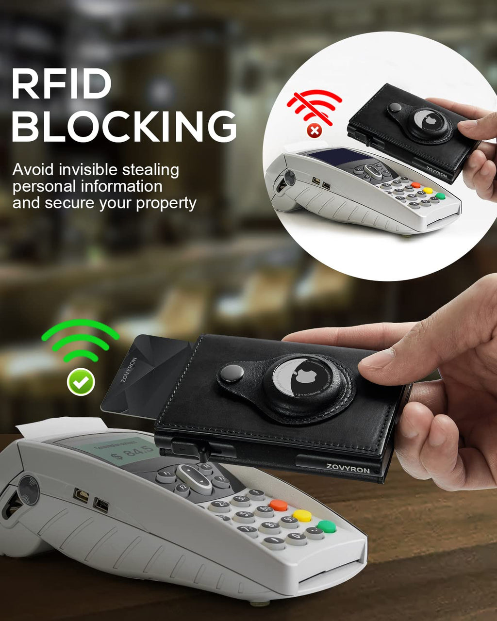 Smart Wallet mit Airtag-Halter