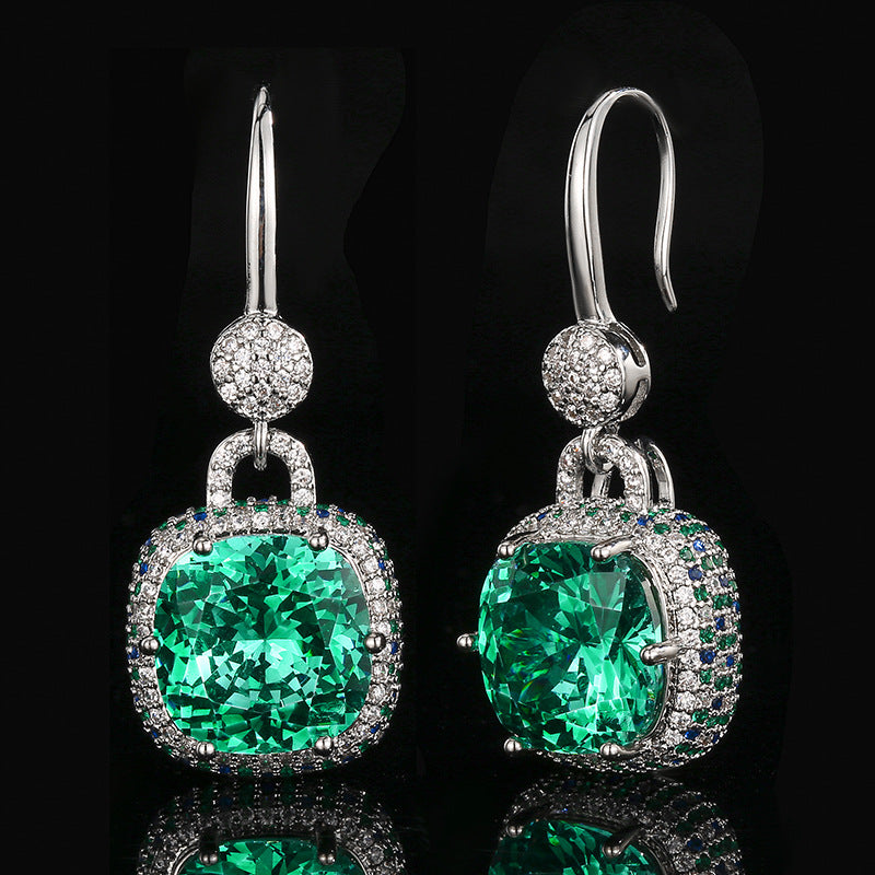 Paru Saphir Vintage Ohrringe