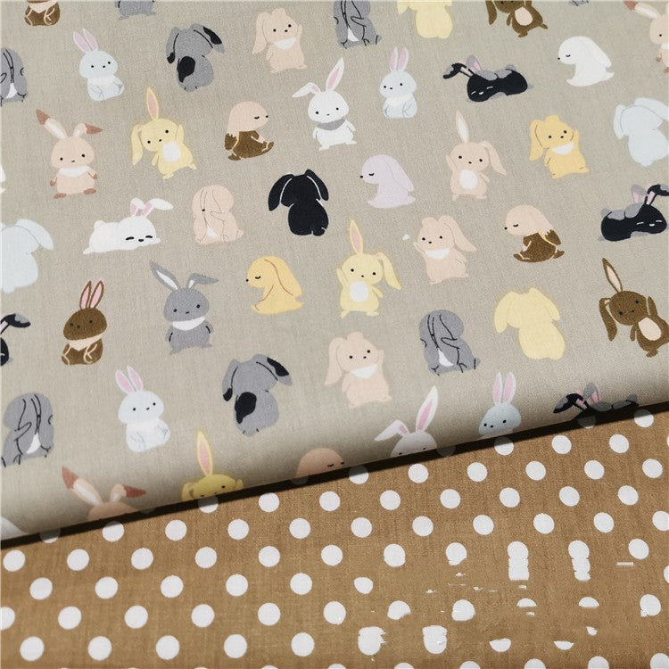 Baumwollstoff mit Cartoon-Motiven für Kinder | LuxeStyle