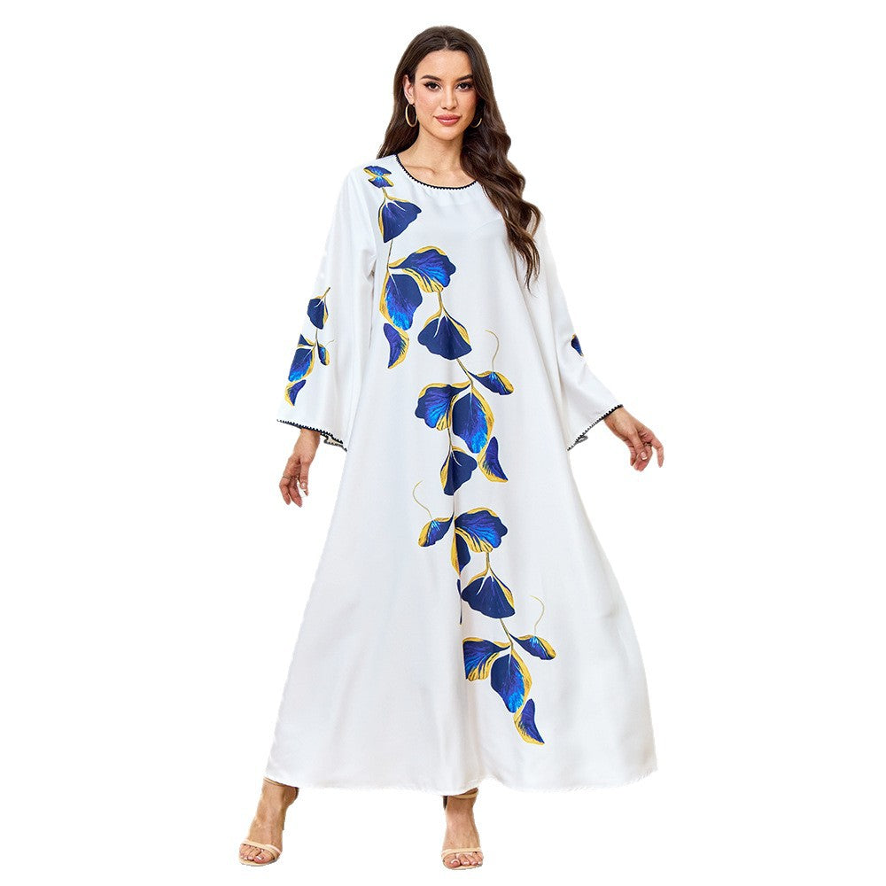 Damen Maxikleid mit Blumenprint – Bild 3 | LuxeStyle