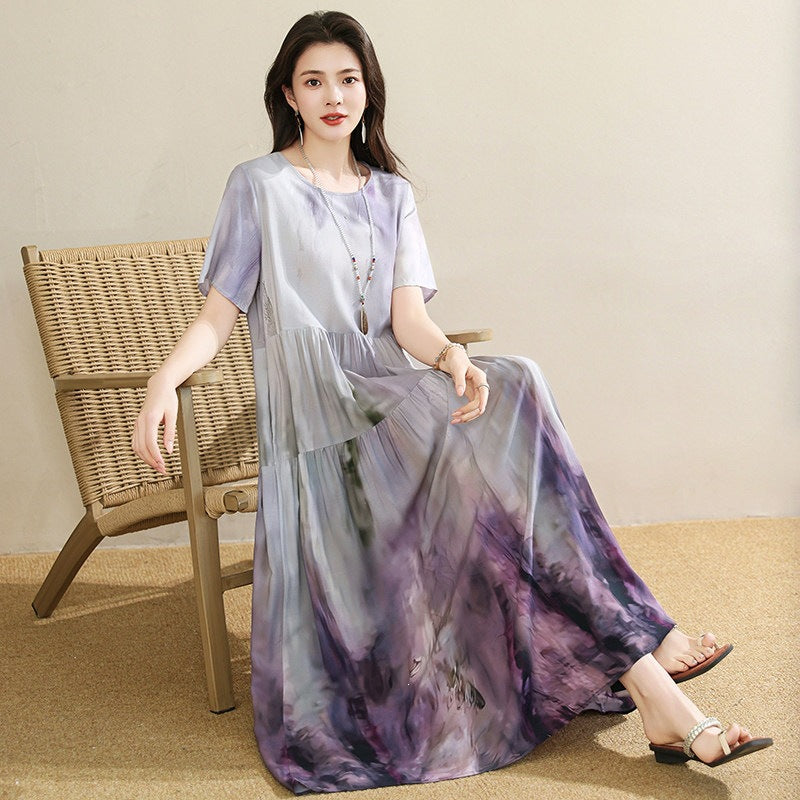 Resort-Kleid aus Polyesterfaser