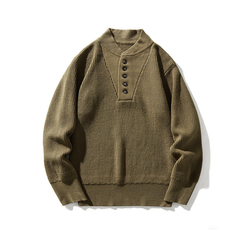 Edgy Henley-Pullover