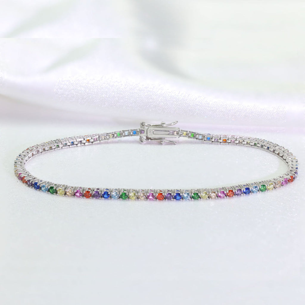 Tennis-Armband mit Zirkonia-Steinen