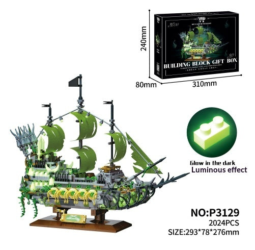 Geister-Piratenschiff Bausteine-Set