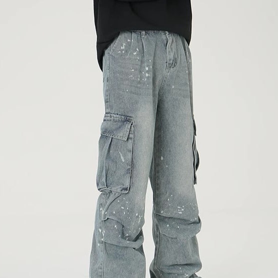 Weite Denim Work Pants für Herren