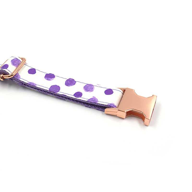 Halsband Lila Tupfen | LuxeStyle