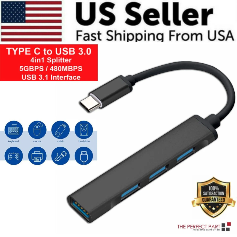 Multiport USB-C Hub für MacBook Pro/Air
