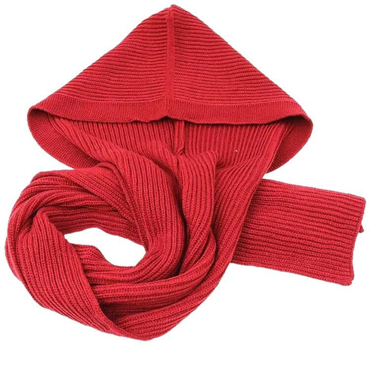 Schwarzer Strickschal aus Wolle – 230 × 20 cm – Bild 5 | LuxeStyle