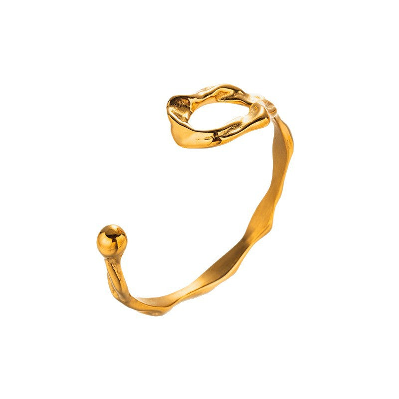 Offenes Vintage Armband aus Edelstahl – Bild 4 | LuxeStyle