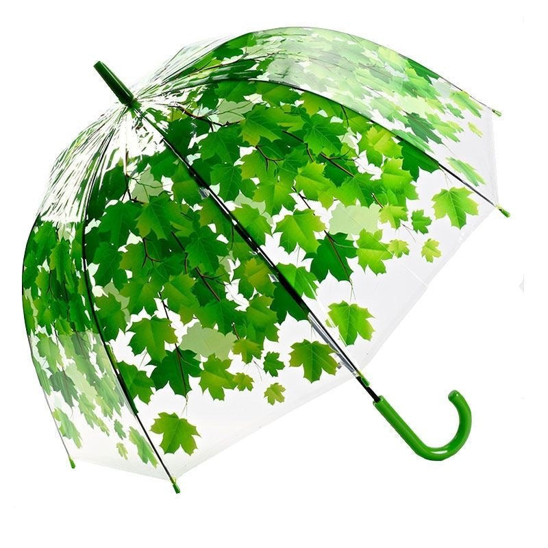 Transparenter Stockschirm Ahornblatt