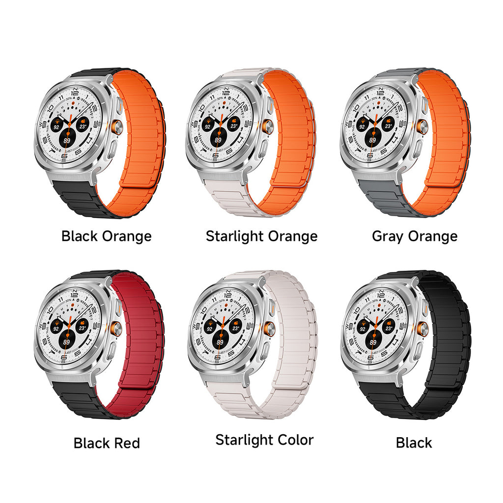 Magnetisches Silikonarmband für Samsung Watch Ultra