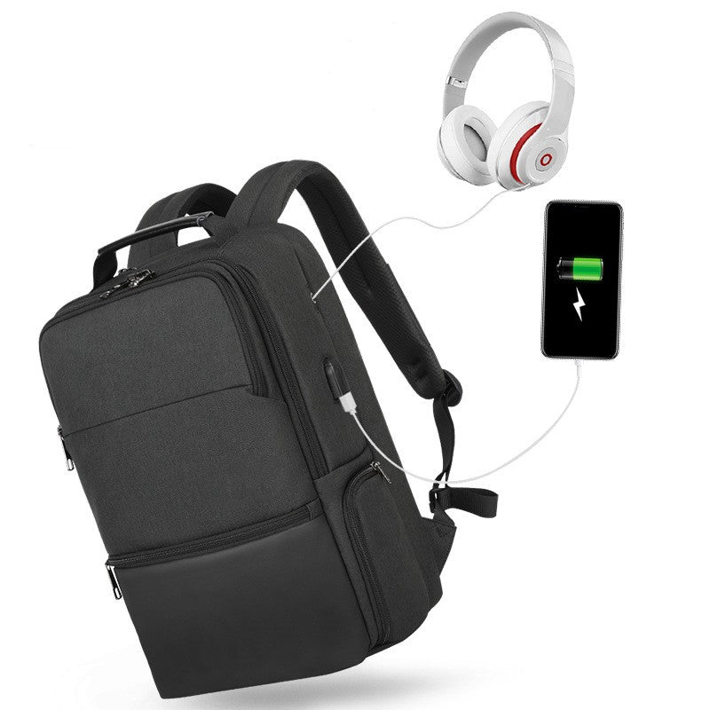 Rucksack mit grossem Volumen und Schultergurt – Bild 3 | LuxeStyle