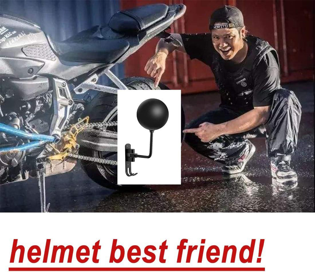 Motorradhelm-Wandhalter