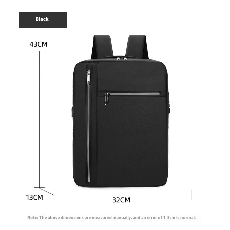 Business Rucksack mit Zahlenschloss & USB-Port – Bild 6 | LuxeStyle