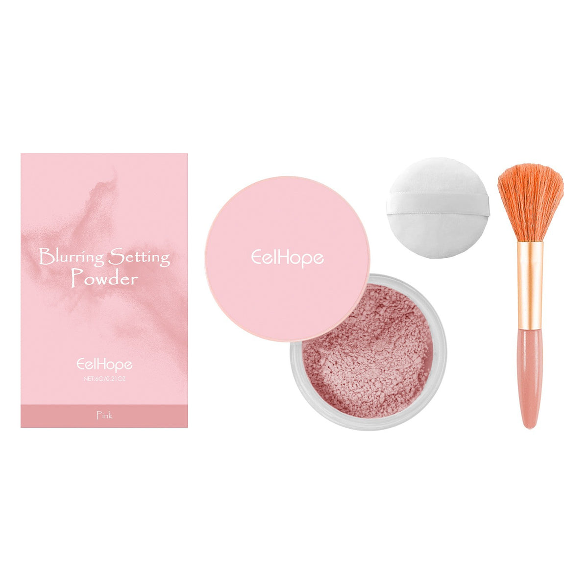 Fixierpuder mit Pinsel für natürliches Finish – Bild 5 | LuxeStyle