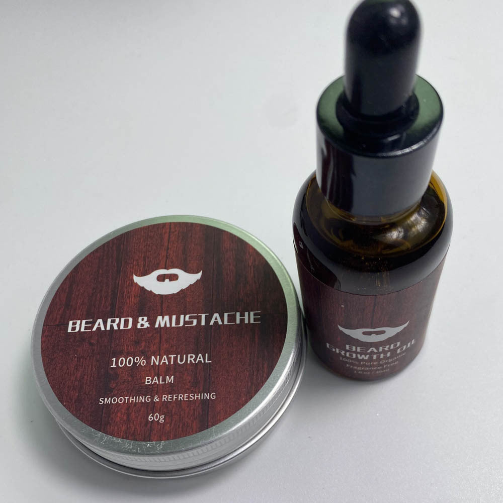 Bartpflege-Set mit Doppelseitigem Kamm & Roller – Bild 3 | LuxeStyle