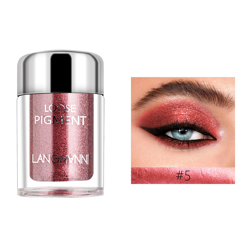 Perlglänzendes Lidschatten-Set mit Diamantglitzer – Bild 5 | LuxeStyle