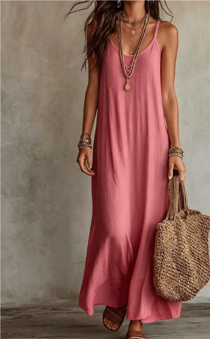 Boho-Maxikleid im Loose-Fit – Bild 5 | LuxeStyle