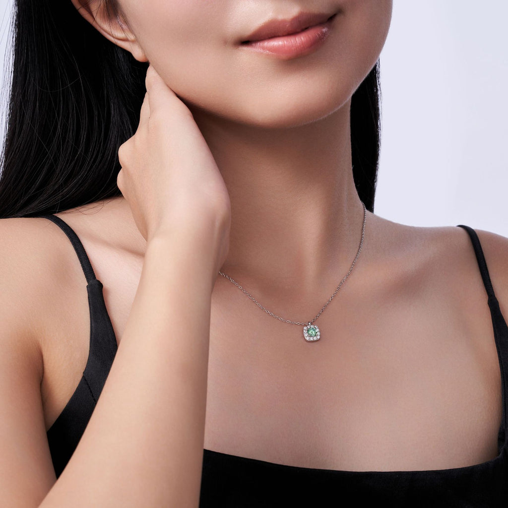 Mozanite Schlüsselbein-Kette Damen