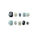 Fingernagel-Patch «Blauer Kontrast» – Bild 1 | LuxeStyle