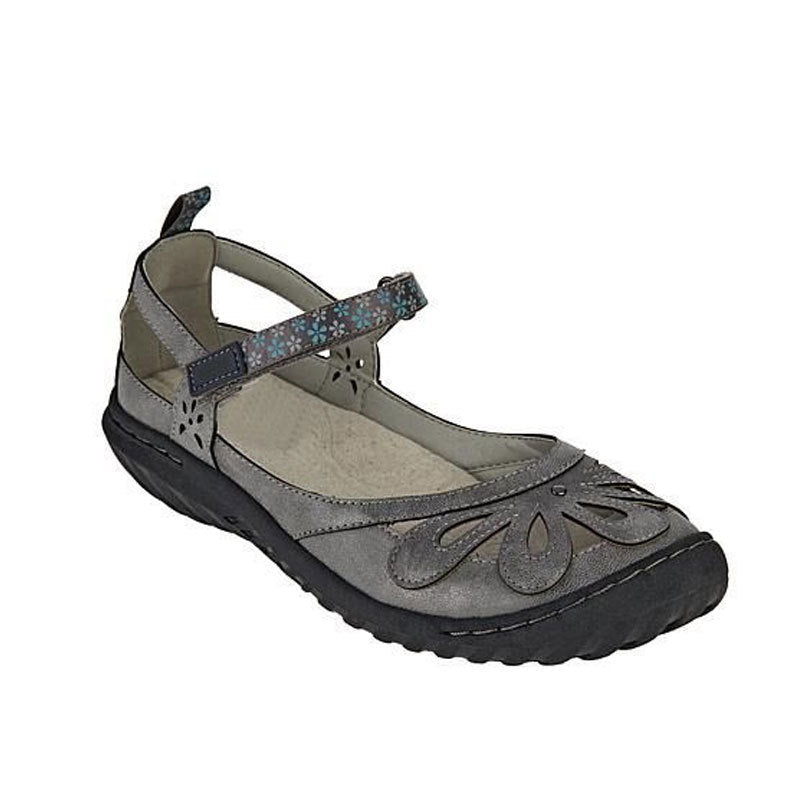 Sandalen mit Keilabsatz und Lochstickerei – Bild 4 | LuxeStyle