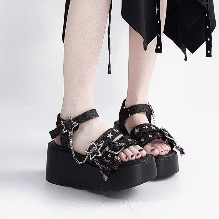 Lazy-Style Outdoor-Sandalen mit Riemenschnallen – Bild 3 | LuxeStyle
