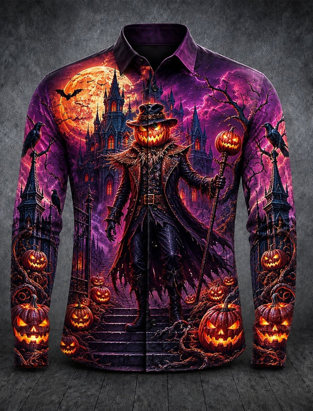 Halloween 3D Digitaldruck Langarmshirt – Bild 6 | LuxeStyle