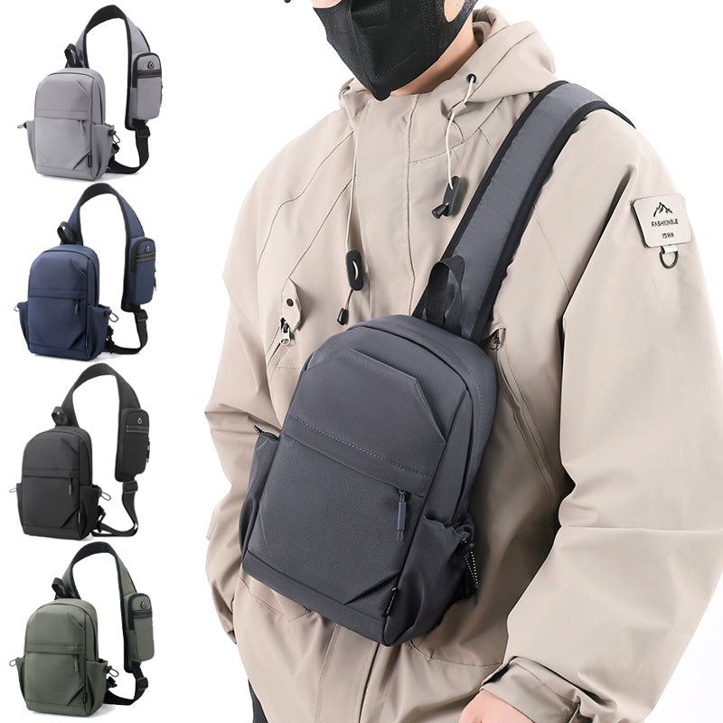 Männer-Rucksack Oxford-Stoff Schultertasche – Bild 7 | LuxeStyle