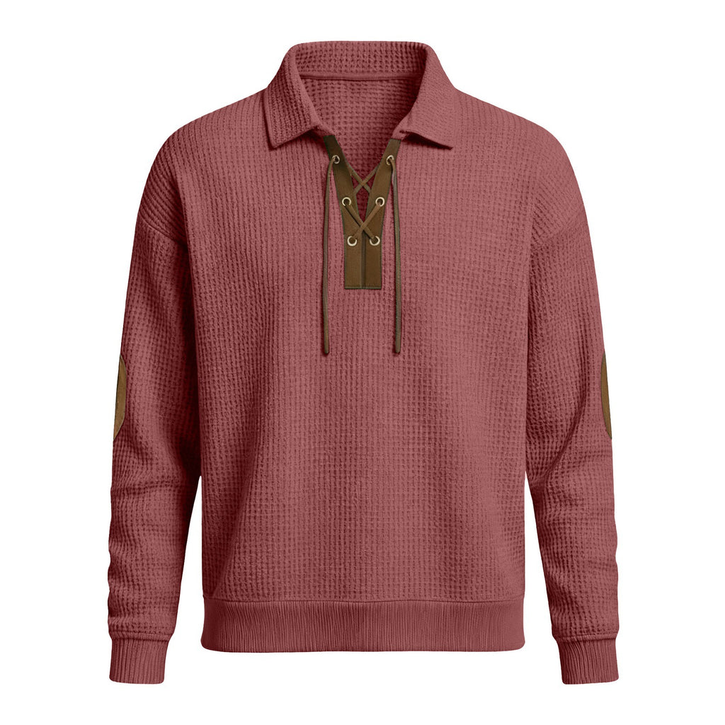 Herren Langarm-Sweatshirt, Unifarben