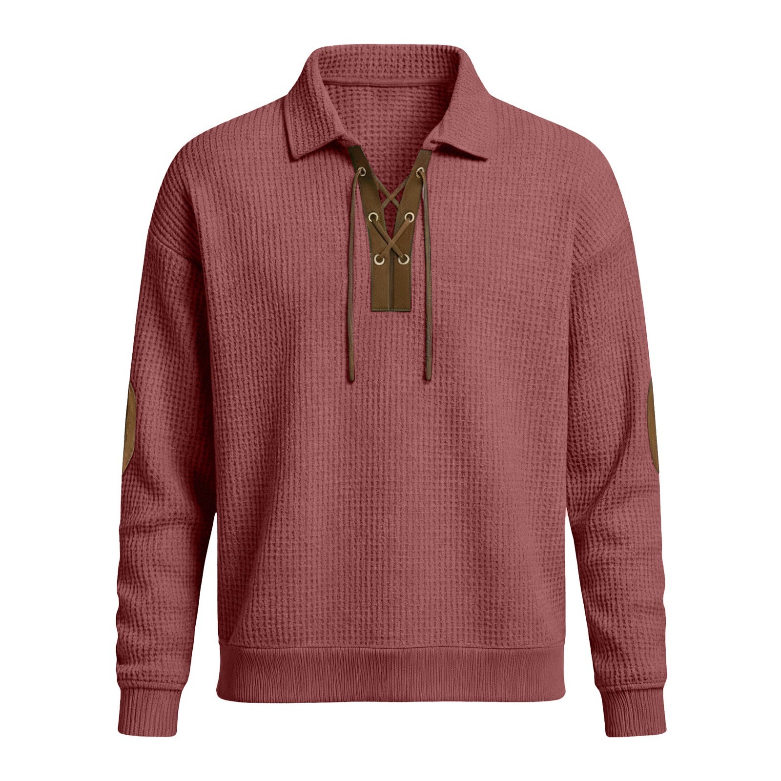 Herren Langarm-Sweatshirt, Unifarben