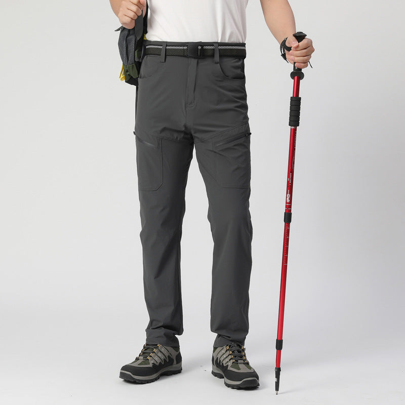 Wasserdichte dehnbare Outdoor-Hose für Wandern mit Taschen