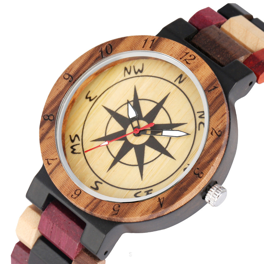 Holz-Kompass-Uhr für Paare – Bild 6 | LuxeStyle
