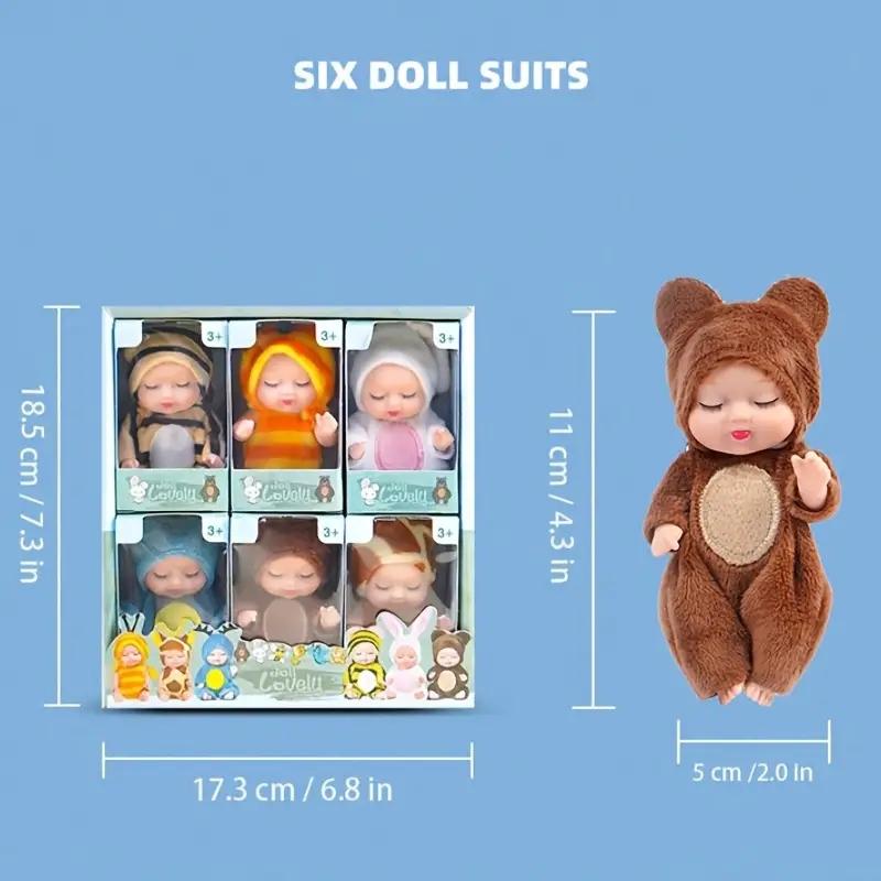 Prinzessinnen-Puppen-Set im Geschenk-Box